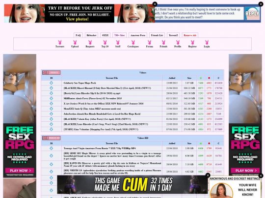 14+ Best Porn Torrent Sites